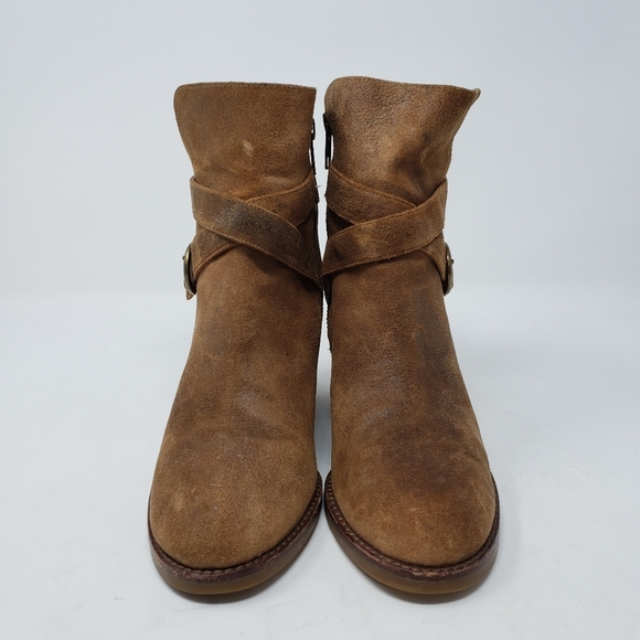 Johnston & Murphy New Brynn Wedge Ankle Boots Leather size 7 - Picture 2 of 9